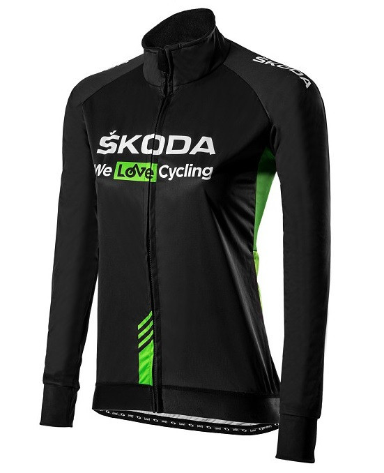 Geaca Ciclism Dama Oe Skoda We Love Cycling WLC Negru / Verde Marime XL 000084613K