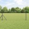 Gard Euro cu 13 st&acirc;lpi, 0.4 x 50 m, din oțel galvanizat gri