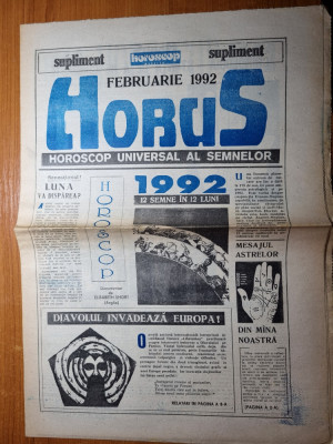 horus februarie 1992-horoscop universal al semnelor foto