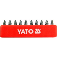 Trusa 10 biti stea PZ1 25 mm YATO