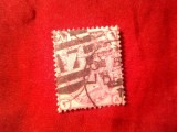 Timbru Marea Britanie 1862 Regina Victoria 3p rosu stampilat