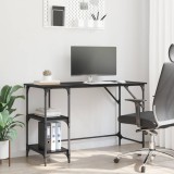 vidaXL Birou Stejar Negru 120 x 50 x 75 cm Lemn compozit 883034