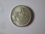 USA copie Half Dollar Stone Mountain Memorial 1925 moneda Cu-Ni argintata