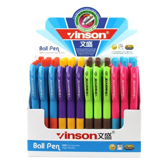 Set Pix Vinson Albastru Cu Buton, Colorate, 60buc