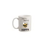 Cana alba personalizata, Don&#039;t worry be happy, INOVATIX&reg;. 330ml, Oem