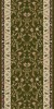 Traversa Festonata Surfilata, Model Lotos 523-310, Inaltime Fir 8 mm, Latime 0.6m, Marime 60 x 200 cm, Verde, Antialergic, Polipropilena, Living, Dorm
