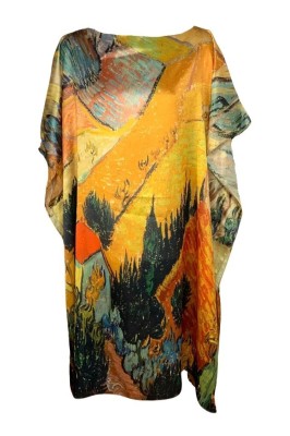 Rochie tip poncho dama C, maro, one size foto