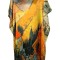 Rochie tip poncho dama C, maro, one size