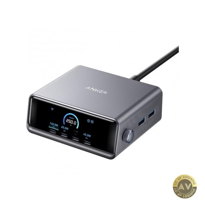 Incarcator Statie Anker Prime 250W 2 x USB-A - 4 x USB-C Negru A2345341
