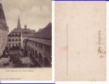 Hunedoara - Castelul, interior -clasica, rara, Circulata, Printata