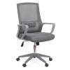 SCAUN DE BIROU REGLABIL PE INALTIME CU SUPORT LOMBAR OFF 631 GRI