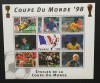 R.CENTRAFRICA -CUPA MONDIALA DE FOTBAL-FRANTA 1998 -1 M/SH.-MNH** - R CAF 184, Africa, Sport
