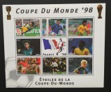 R.CENTRAFRICA -CUPA MONDIALA DE FOTBAL-FRANTA 1998 -1 M/SH.-MNH** - R CAF 184, Africa, Sport