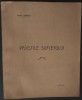 MIHAIL STERIADE - PAJISTILE SUFLETULUI / POEZII / VOLUM DE DEBUT / FOCSANI, 1923 (DEDICATIE / AUTOGRAF)