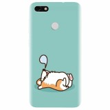 Husa silicon pentru Huawei Y6 Pro 2017, Cute Corgi