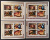 NIUE-CRACIUN 1986,PICTURi din MUZEUL VATICAN-4X1 M/Sh.-MNH**-NIU 020A, Arta