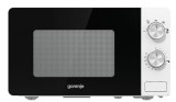 RESIGILAT &ndash; CUPTOR CU MICROUNDE GORENJE MO20E1W, Capacitate 20L, Putere 800W, Mecanic, Alb
