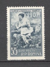 Romania.1957 50 ani rascoala taranilor XR.332