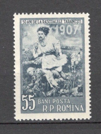Romania.1957 50 ani rascoala taranilor XR.332