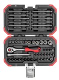 Set biti 1 4 cu clichet reversibil 51 piese,