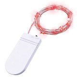 Cumpara ieftin Instalatie de Craciun, 10 LED-uri, 1 m, baterii incluse, plastic cupru, utilizare interior exterior, iluminare pentru evenimente, rosu