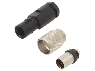 Conector M9 tată 8 pini IP67 foto
