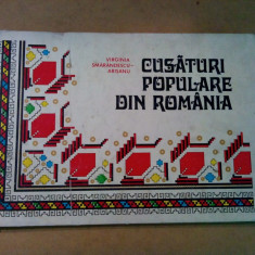 CUSATURI POPULARE DIN ROMANIA - V. Smarandescu-Arisanu - 1978, 51 p.+ ilustratii