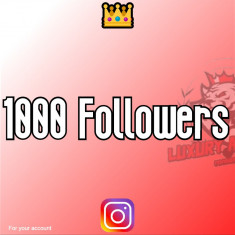 Cont instagram 1k followers