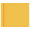 VidaXL Paravan de balcon, galben, 75 x 500 cm, țesătură oxford