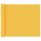 vidaXL Paravan de balcon, galben, 75 x 400 cm, țesătură oxford