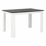 Cumpara ieftin Masa din mdf alb negru Kraz 120x80x75 cm
