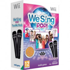 We Sing Pop cu 2 microfoane Logitech Wii foto