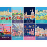 Puzzle Londra Vintage, 1000 Piese, Ravensburger