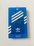 Husa Flip Piele Adidas Samsung Galaxy S4, Albastru, Cu clapeta