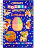 Creează mozaic sidefat - Dinozauri