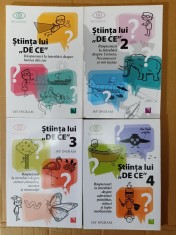 Cele 4 vol. ale lucrarii STIINTA LUI DE CE de Jay Ingram (ed. Niculescu) - raspunsuri la intrebari despre Univers, adevaruri si mituri stiintifice etc