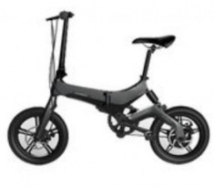 Bicicleta electrica ONEBOT S6, Viteza maxima 25 kmh, Autonomie 50-70 km, Motor 250 W, Display OLED, Far LED, Baterie LG, Roti 16inch, Pliabila (Negru) foto