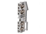Conector &Icirc;mbinare Șine 0,08-4mm&sup2; Gri 4 Borne ST TS35