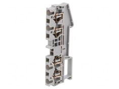 Conector &Icirc;mbinare Șine 0,08-4mm&sup2; Gri 4 Borne ST TS35