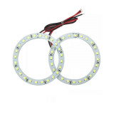 Inele led, angel eyes, 24 smd, culoare alb, diametru inel 80 mm, set 2 bucati, Universal