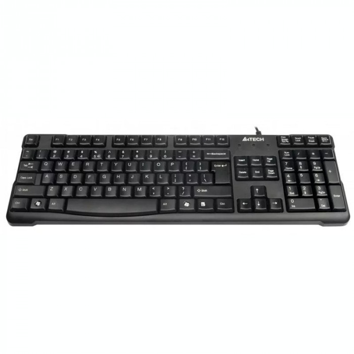 Tastatura cu fir A4TECH negru KR-750