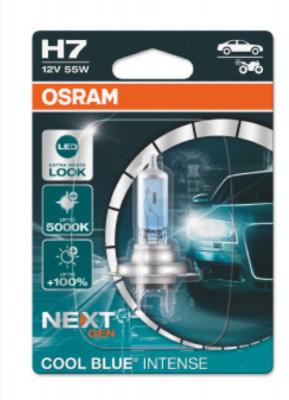 BEC 12V H7 55 W COOL BLUE INTENSE BLISTER NEXTGEN 1 BUC OSRAM foto