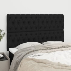 Gossi tablii de pat, 4 buc, negru, 72x7x78/88 cm, textil