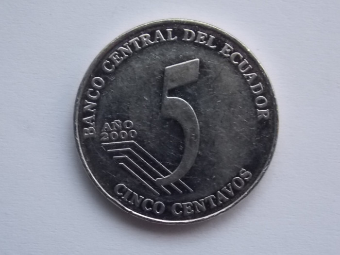 5 CENTAVOS 2000 ECUADOR