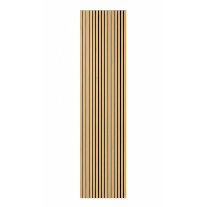 Akusztikus falpanel bambusz hat&aacute;s&uacute; 260x60x1,8 cm