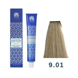 Vopsea de par cu plex si arginina 9.01 Blond foarte deschis natural cenusiu Valquer