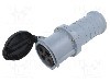 Conector alimentare AC, IEC 60309, IP44, 63A, 500V AC, 4 pini, AMPHENOL - 2CMA166852R1000