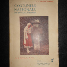 G. T. Niculescu Varone - Costumele nationale din Romania intregita (1937)