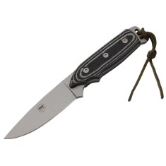 Cutit de vanatoare DEPOX&reg;, Polish Legacy, otel inoxidabil, 21 cm, negru, teaca inclusa