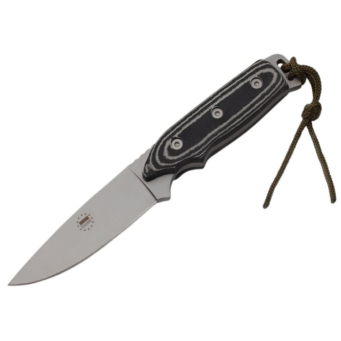 Cutit de vanatoare DEPOX&reg;, Polish Legacy, otel inoxidabil, 21 cm, negru, teaca inclusa